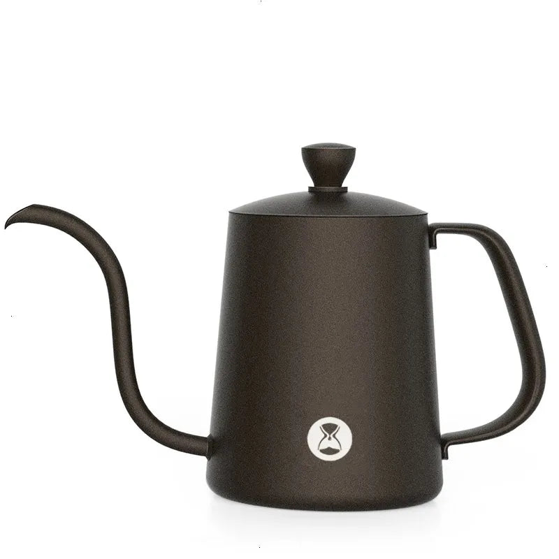 Schwanenhals-Kaffeekessel aus Edelstahl 304 – 600 ml Pour Over Wasserkocher für Kaffeezubereitung