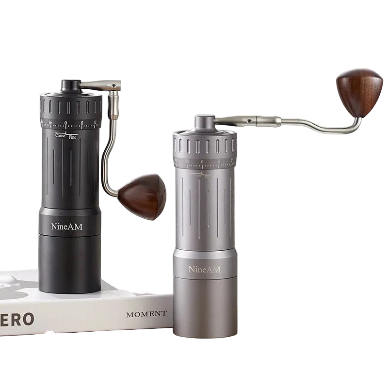 Manuelle Kaffeemühle M1/Pro 2024 – 48 mm Edelstahl-Kegelmahlwerk, Espresso Handmühle