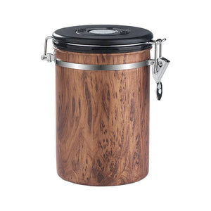 Luftdichter Kaffeebehälter aus Edelstahl 304 – 1,8 L Vorratsdose für Kaffeebohnen mit Messlöffel