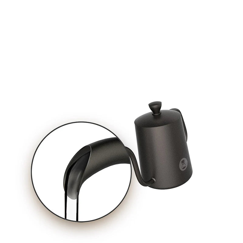 Schwanenhals-Kaffeekessel aus Edelstahl 304 – 600 ml Pour Over Wasserkocher für Kaffeezubereitung