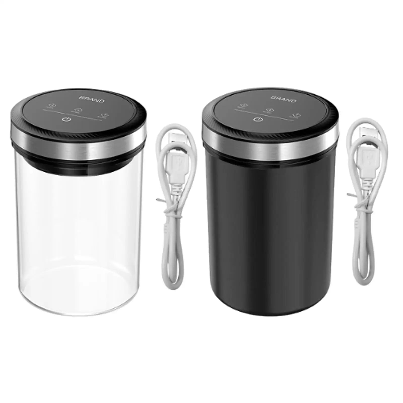 Automatischer Vakuum-Kaffeekanister aus Glas – Luftdichter Vorratsbehälter für Kaffee, Tee, Müsli & Lebensmittel