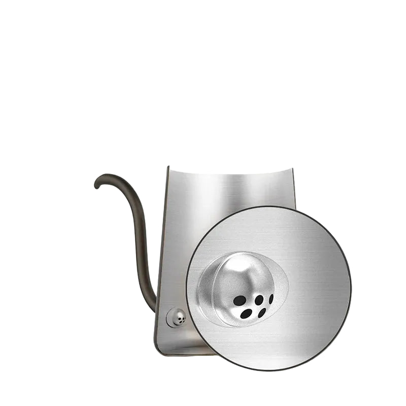 Schwanenhals-Kaffeekessel aus Edelstahl 304 – 600 ml Pour Over Wasserkocher für Kaffeezubereitung