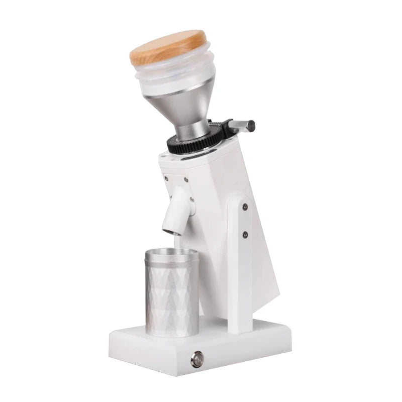 Elektrische Kaffeemühle mit Kegelmahlwerk 450 g – Design Espressomühle mit Bohnenbehälter, 180 W